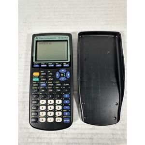 Texas Instruments TI-83 Plus‎ Graphing Calculator - Tested & Working plus Cover